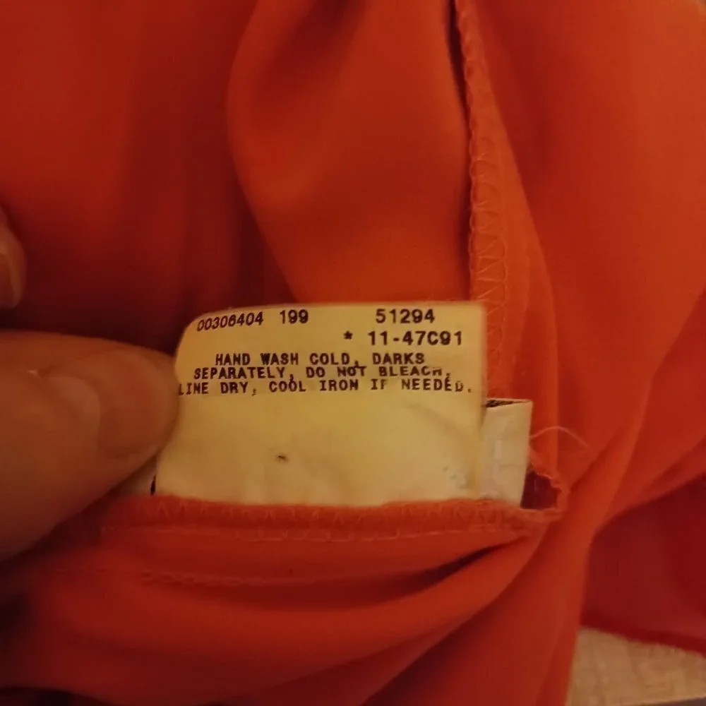 Sexy Little Red Floral Dress - Size 7 - Picture 9 of 9